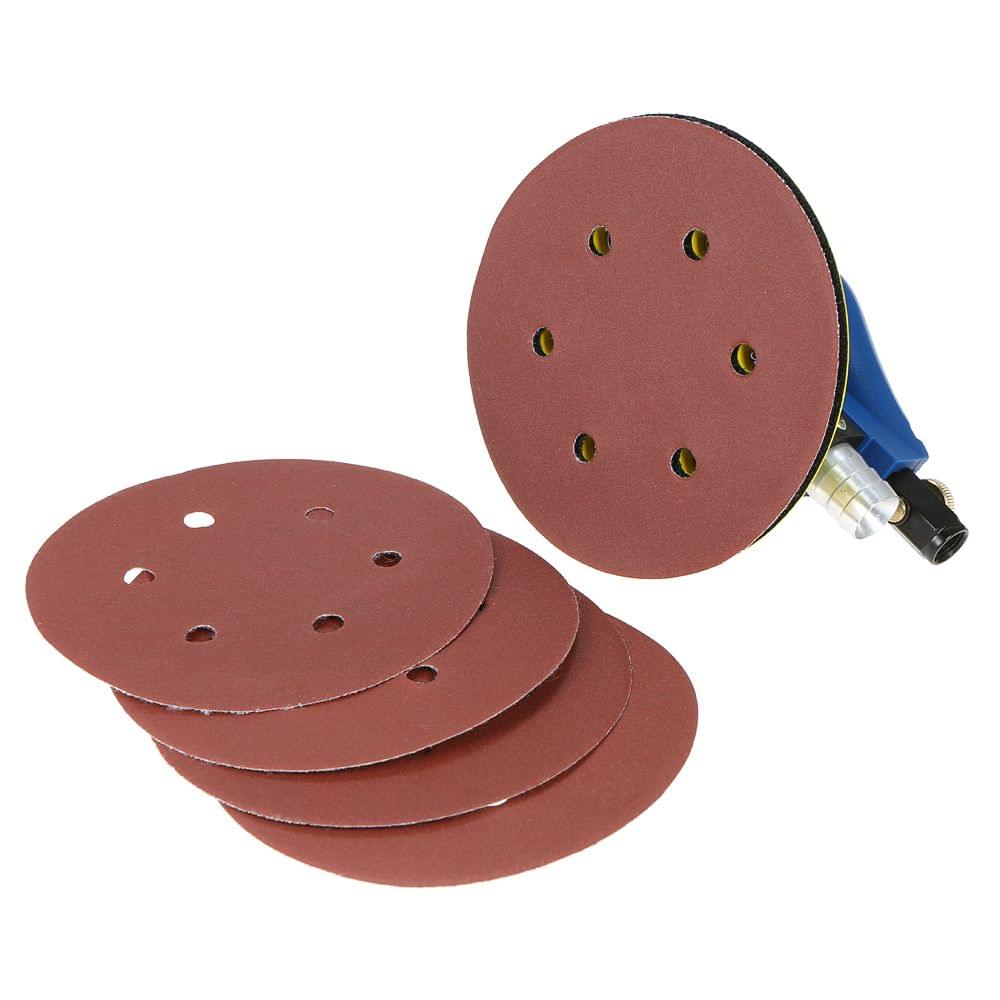 6 Inches 10000RPM Dual Action Pneumatic Air Sander Car Paint - EU Connector