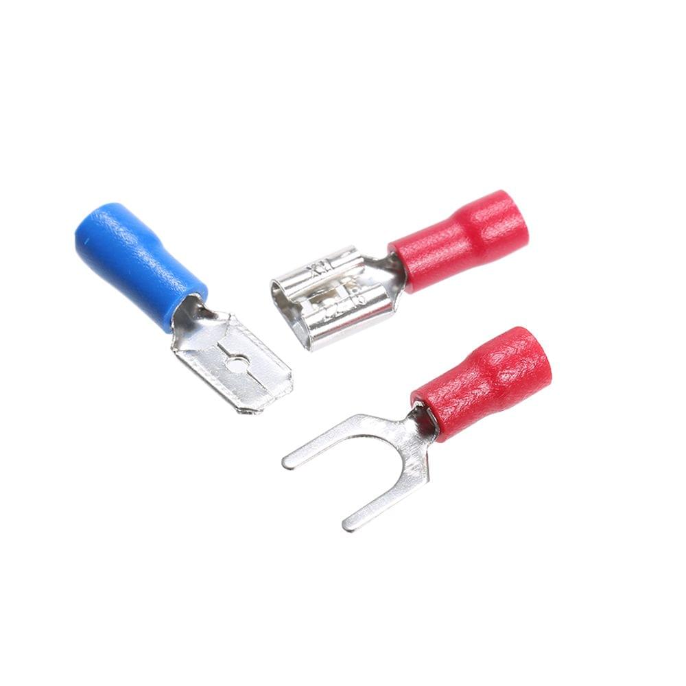 140Pcs/Box Assorted Insulated Terminals Crimp Electrical