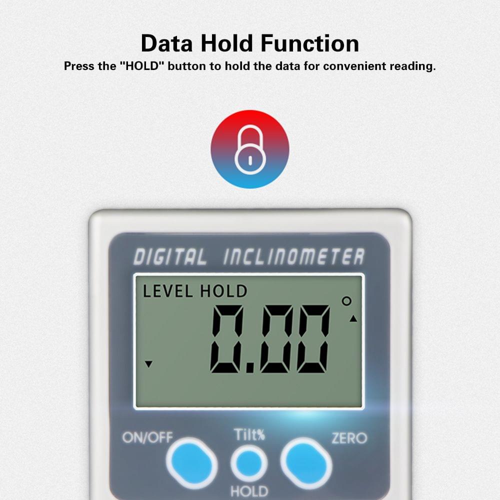 Multi-functional Digital Inclinometer Zinc Alloy Shell 360? - Type 1