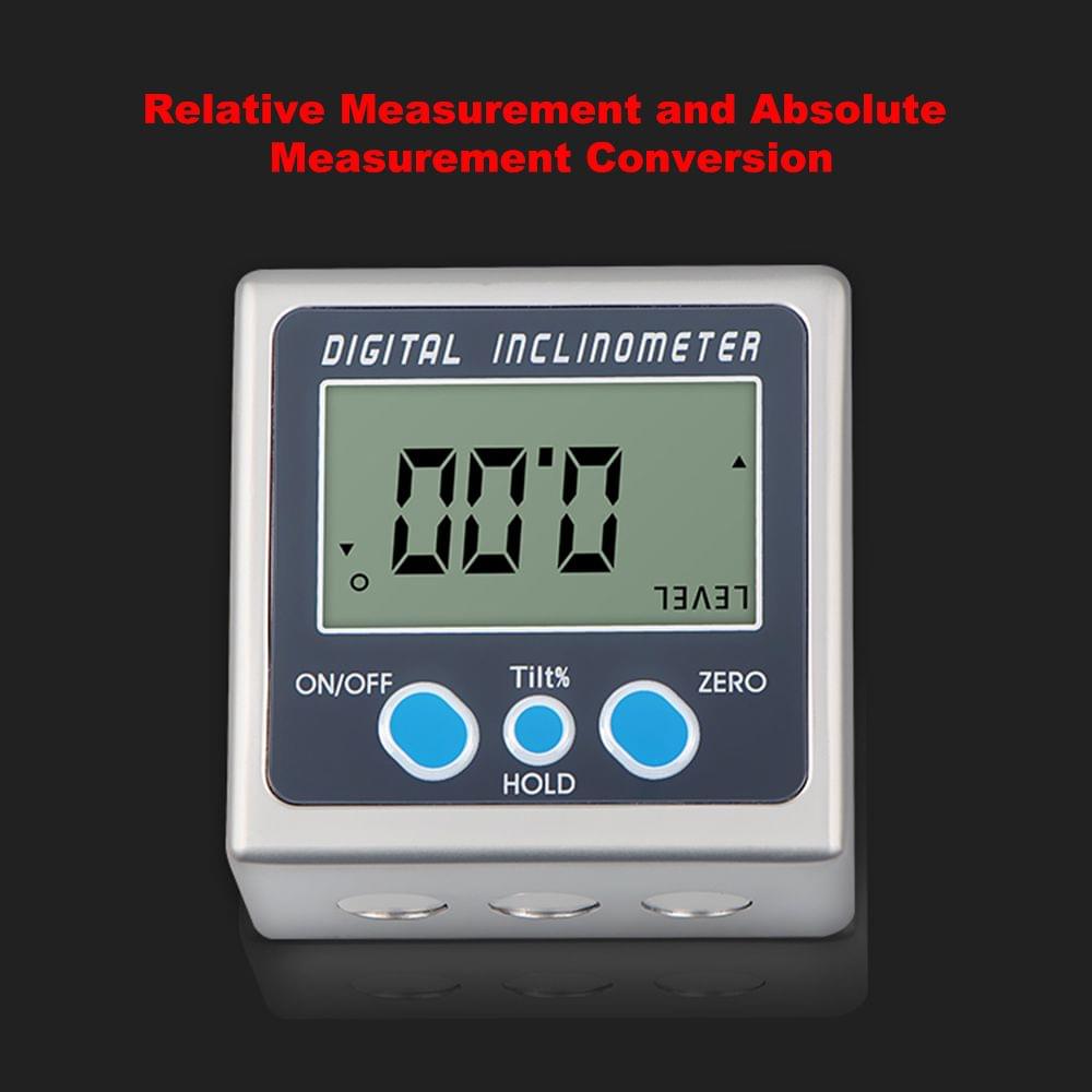 Multi-functional Digital Inclinometer Zinc Alloy Shell 360? - Type 1