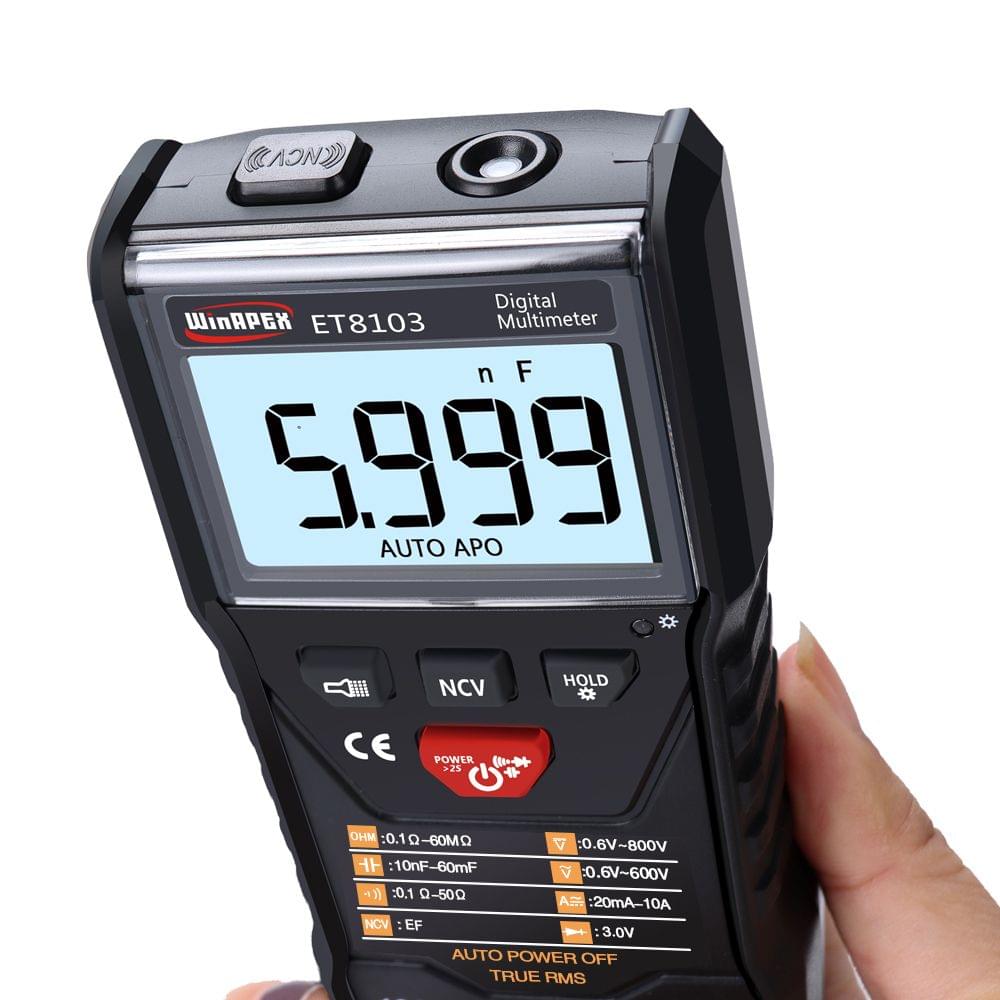 WinAPEX ET8103 LCD Display Portable Auto Measure Multimeter