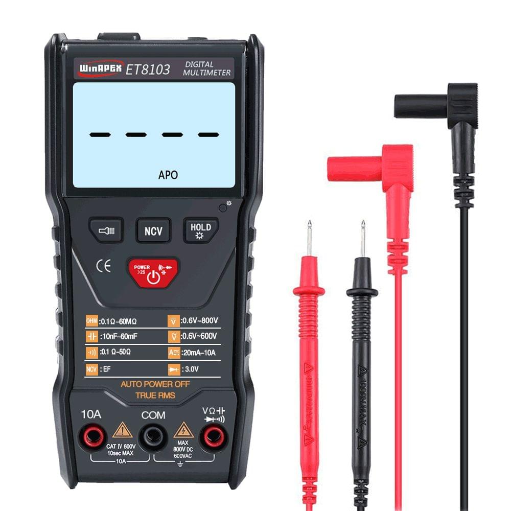 WinAPEX ET8103 LCD Display Portable Auto Measure Multimeter