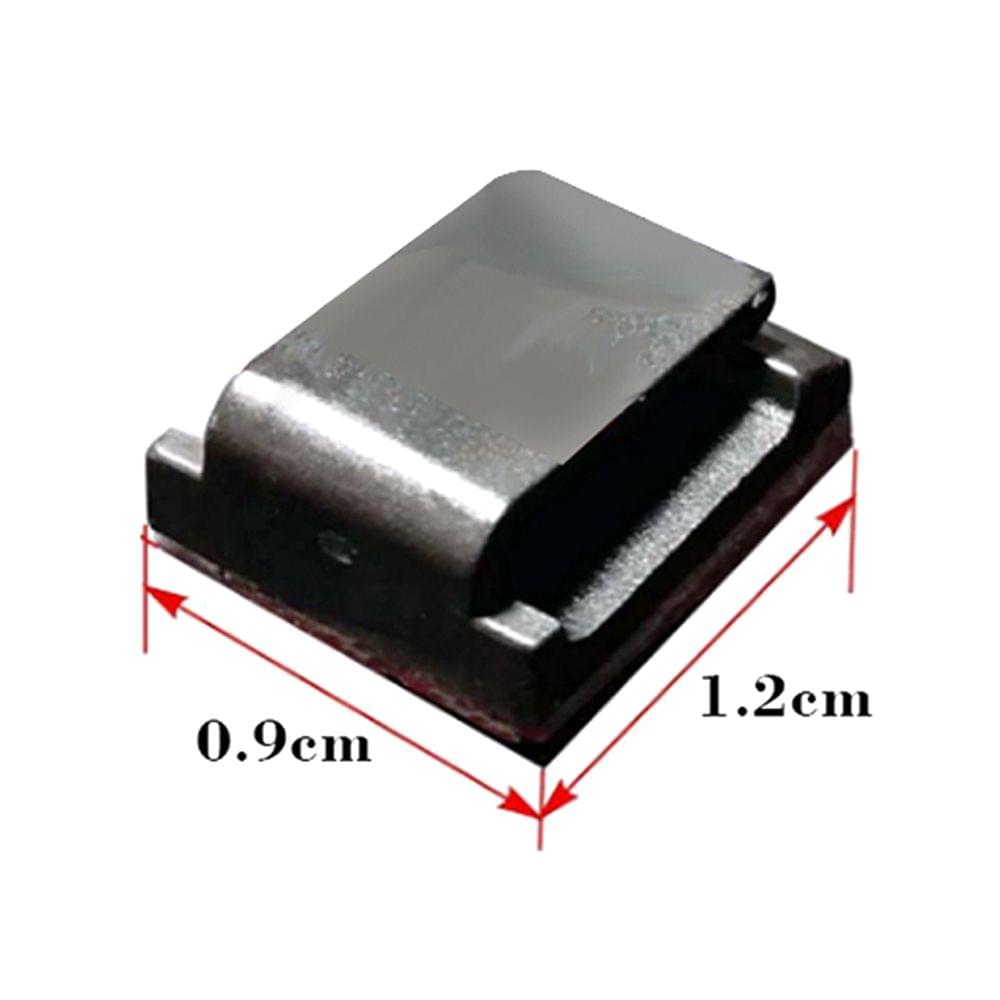 50Pcs Sticky Cable Buckle Wiring Buckle Flat Wiring Fastener - 50Pcs