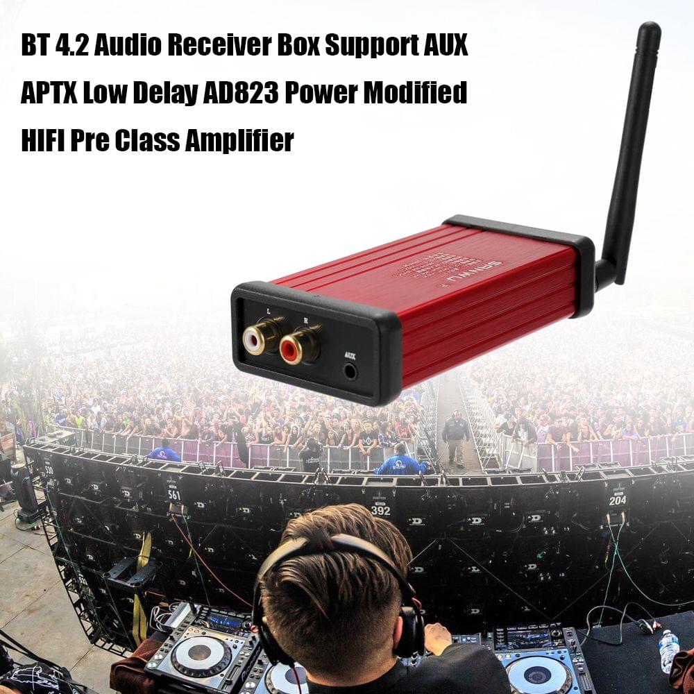 BT 4.2 Audio Receiver Box Support AUX APTX Low Delay AD823