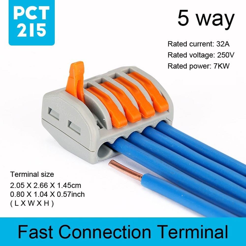 Flame Retardant Cable Connector Set Universal Fast Electric - 5