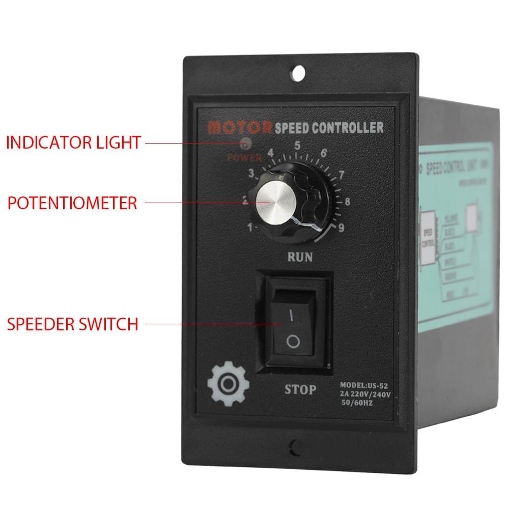400W 50/60Hz 220V AC Motor Speed Control Pinpoint Regulator