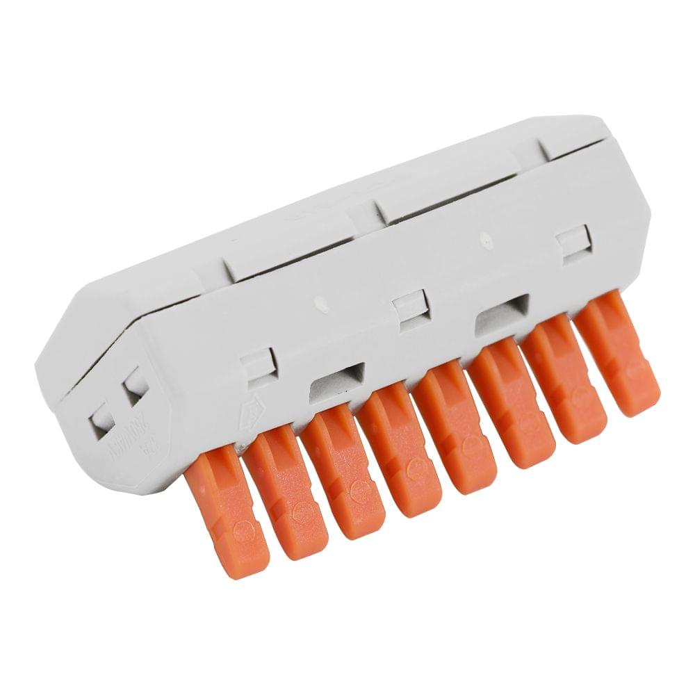 9pcs 8-Way Flame Retardant Cable Connector Box Set Universal