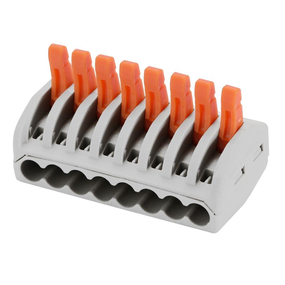 9pcs 8-Way Flame Retardant Cable Connector Box Set Universal