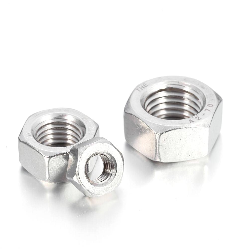 304 A2 DIN934 Stainless Steel Marine Grade Full Nuts Hex Nut - M6