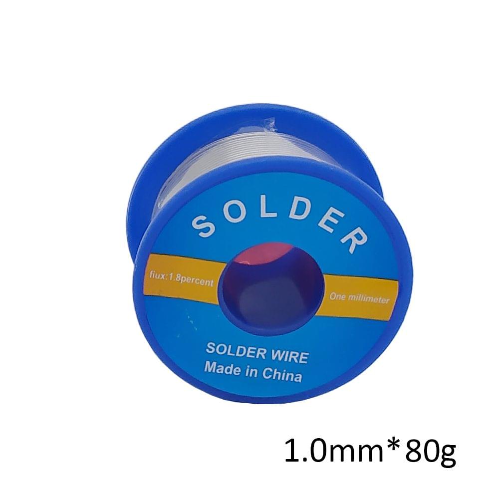60/40 Tin Lead Solder Wire with Rosin for Electrical - 80g