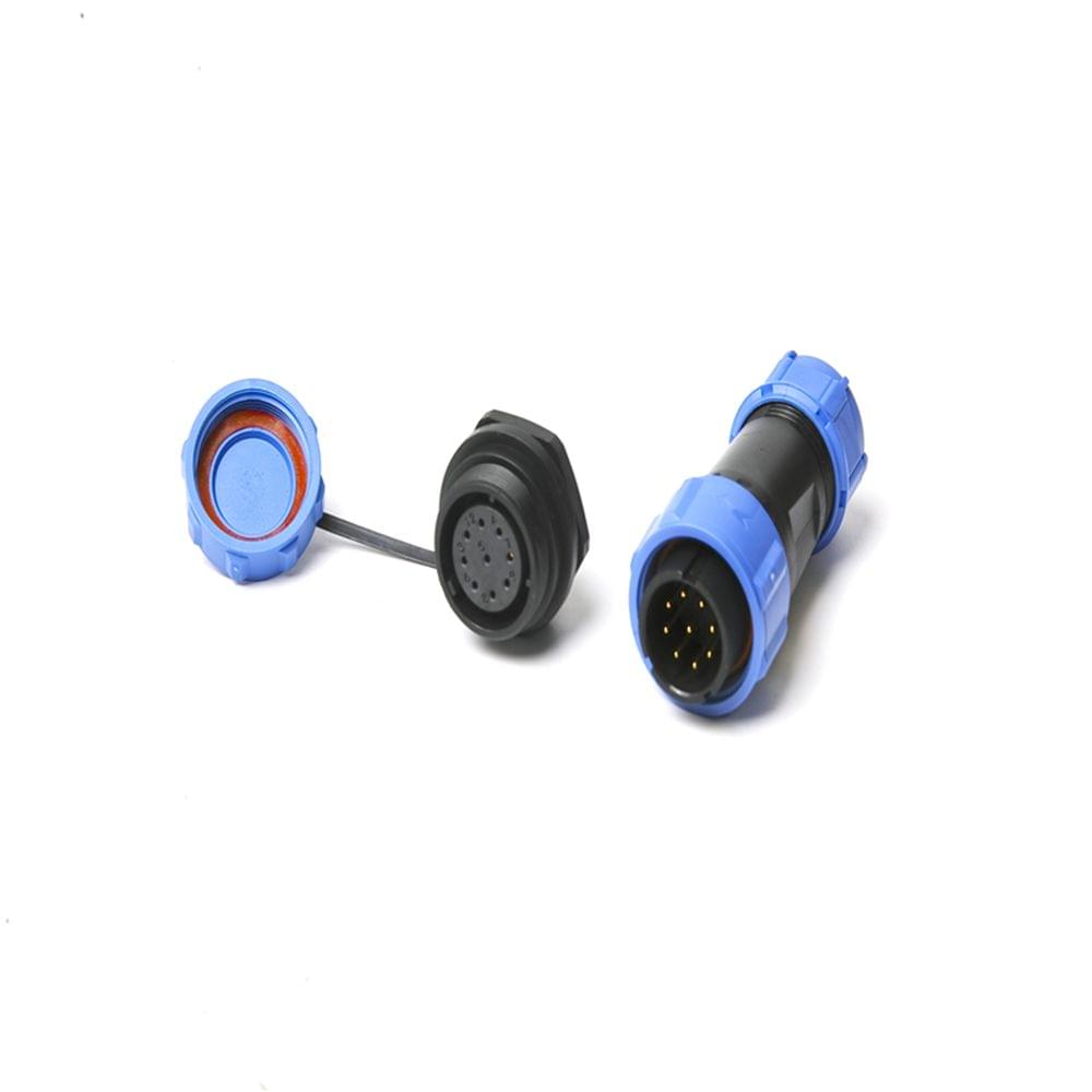 SP21 IP68 Waterproof Connectors Circular Socket 21mm 2Pin - 9 pin