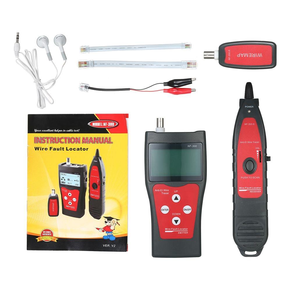 Multi-functional LCD Network Cable Tester RJ11 RJ45 Wire