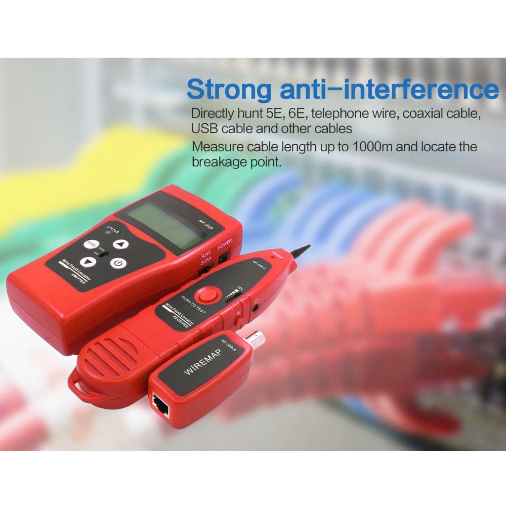 Multi-functional LCD Network Cable Tester High Precision