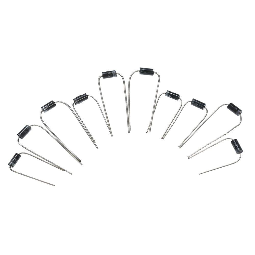 200pcs 10 Values Rectifier Diode Assorted Kit with Clear Box