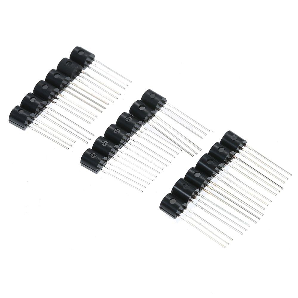 900pcs 18 Value Bipolar Triode Transistor TO-92 Box Kit