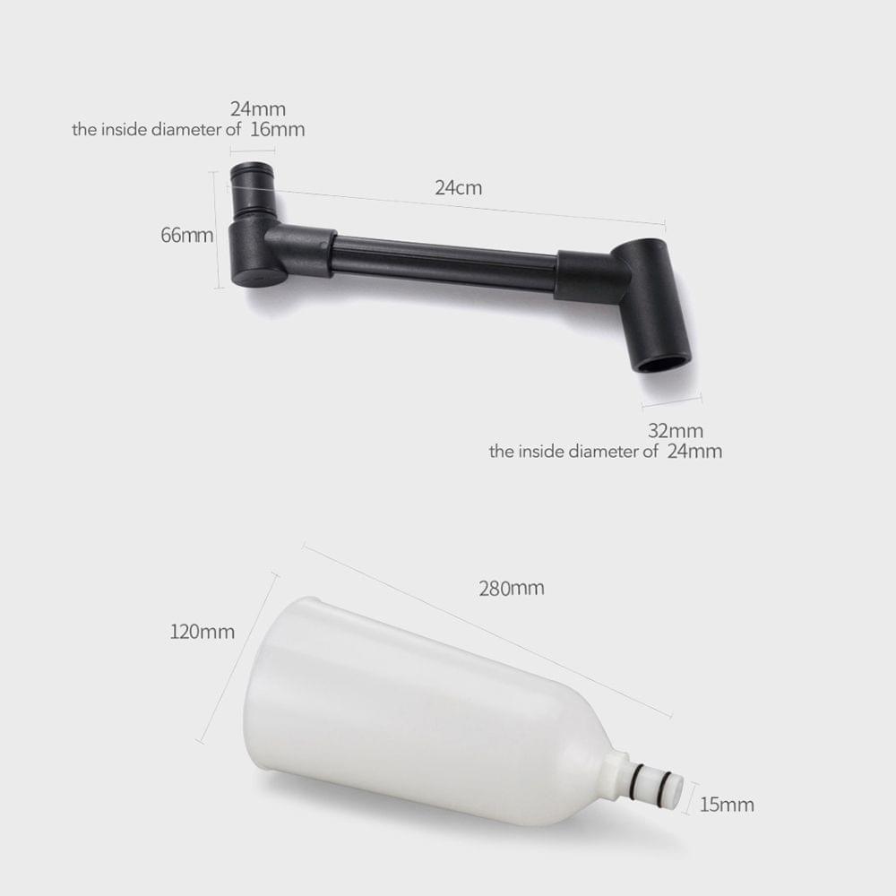 8pcs Car Engine Oil Filling Filler Set Oil Change Funnel - 1