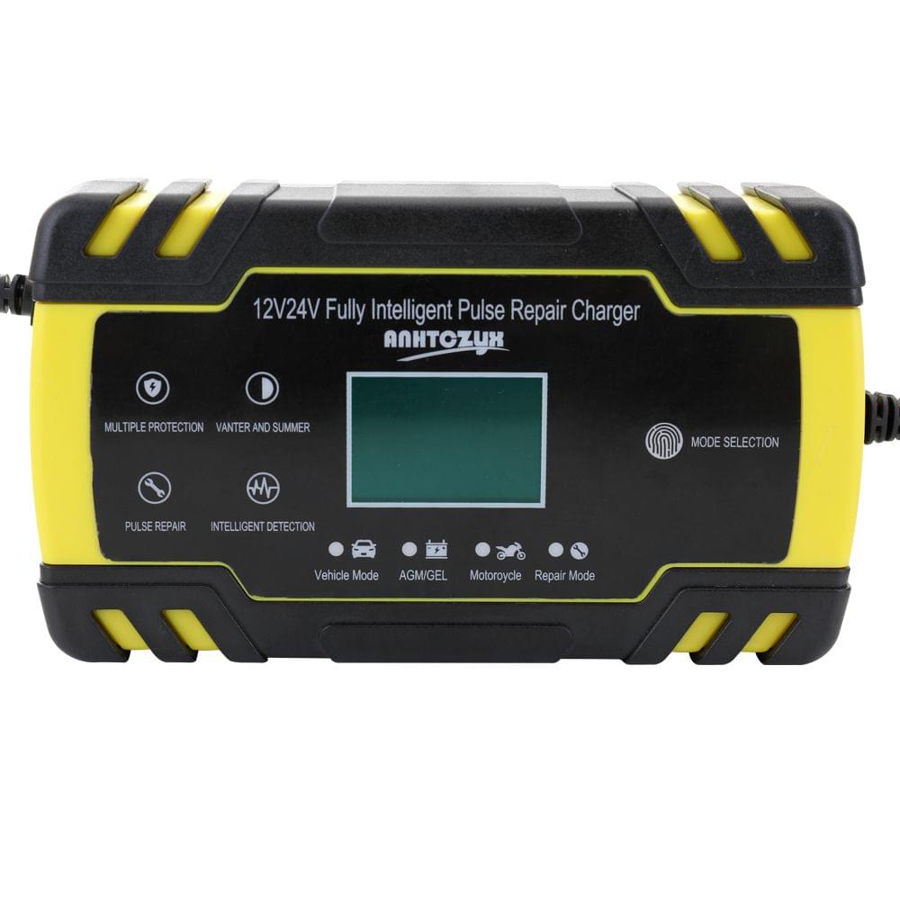 Mini Size Portable 12V/24V Car Cell Charger Adapter Power - US Plug