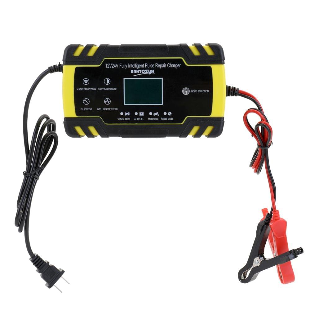 Mini Size Portable 12V/24V Car Cell Charger Adapter Power - US Plug