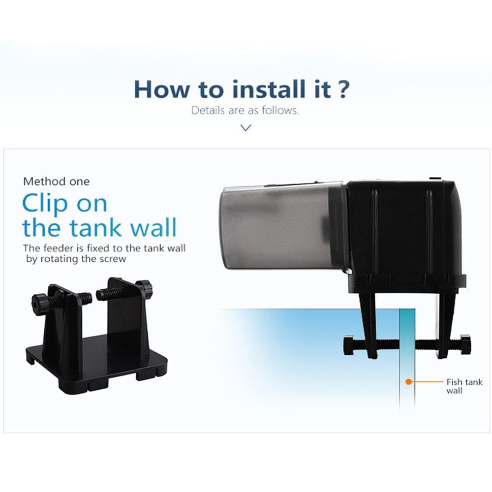 Time Setting Automatic Fish Feeder for Healthy Ornamental