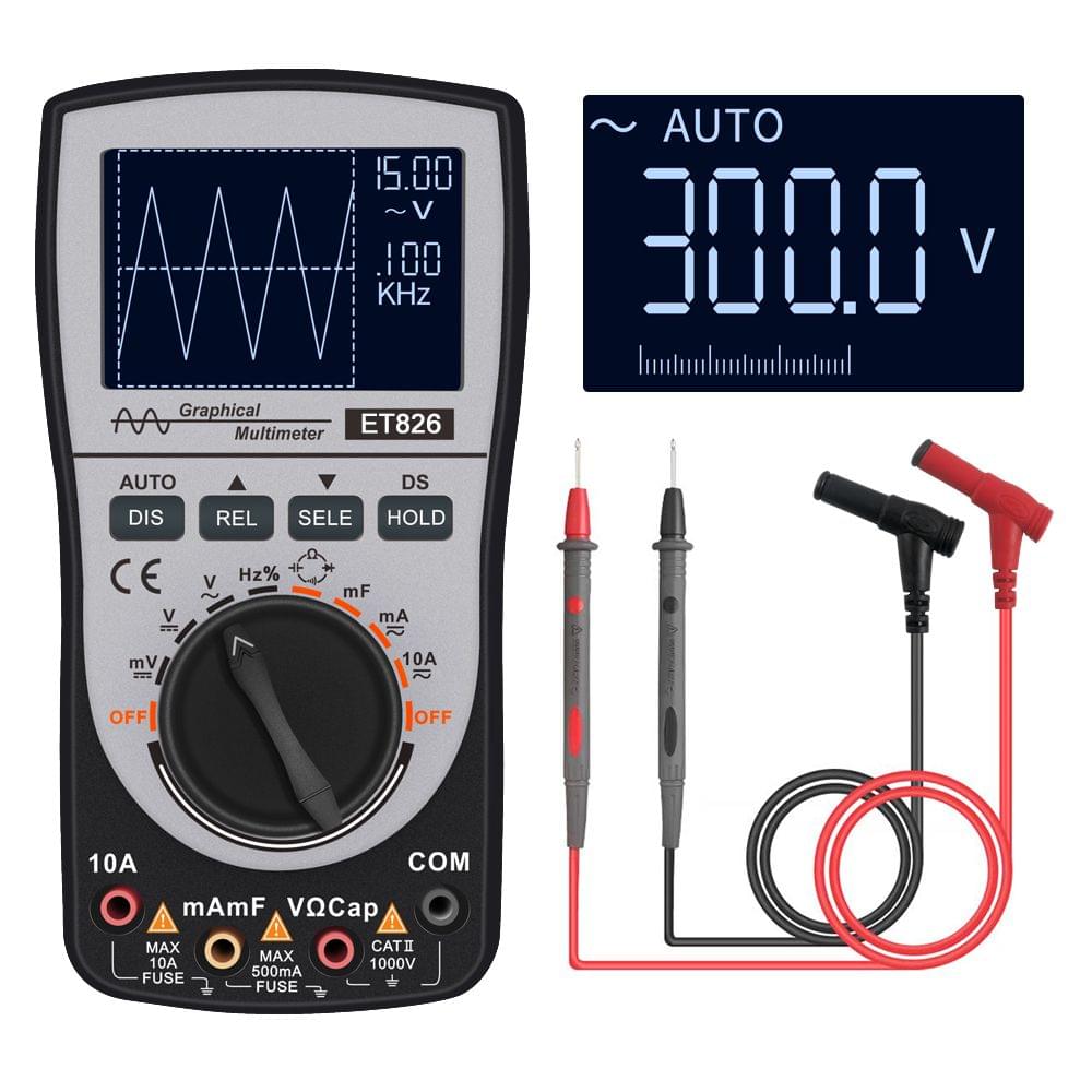 2-in-1 Intelligent Digital Oscilloscope Multimeter DC/AC