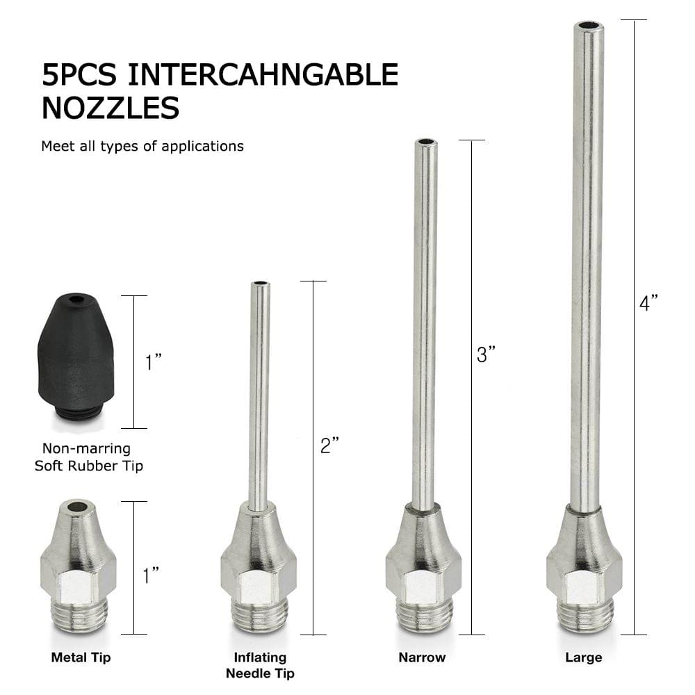 Air Dust Remover Compressed Blow Gun Duster Nozzle Blower