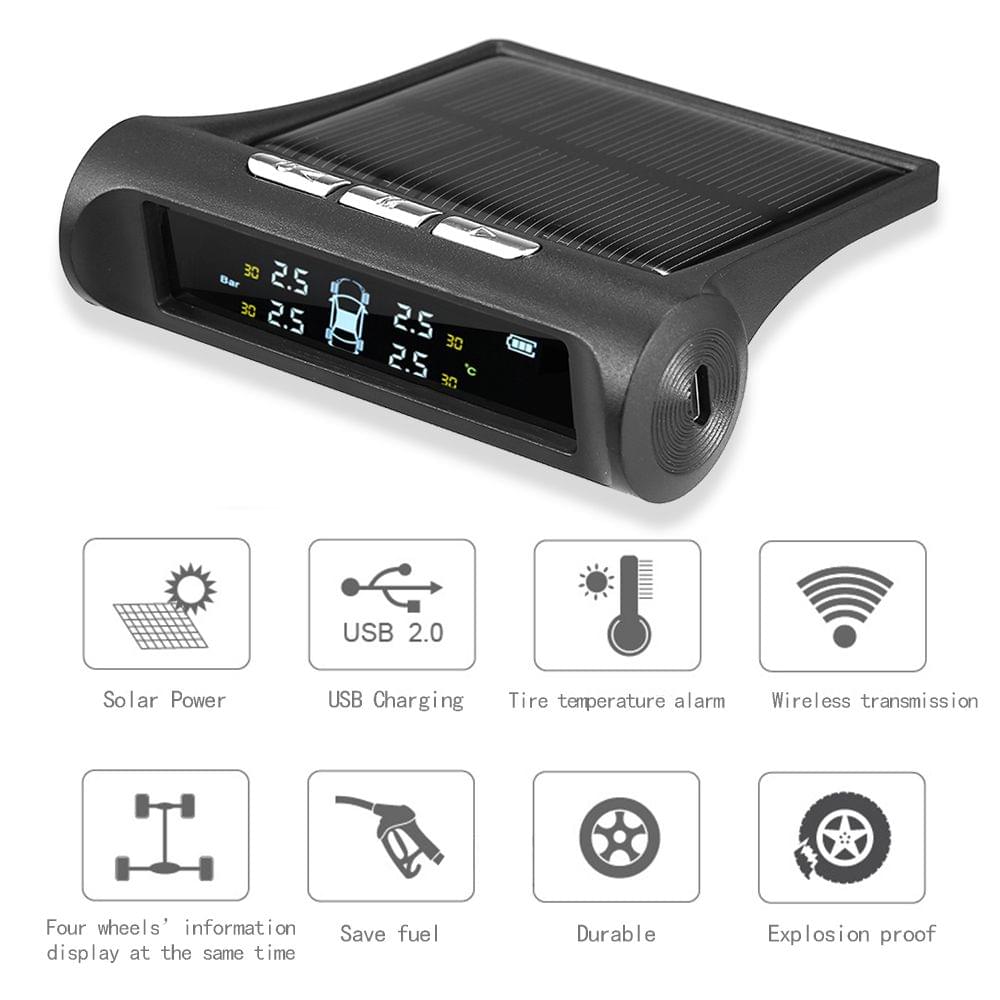 TPMS Tire Pressure Monitoring System Universal Wireless with