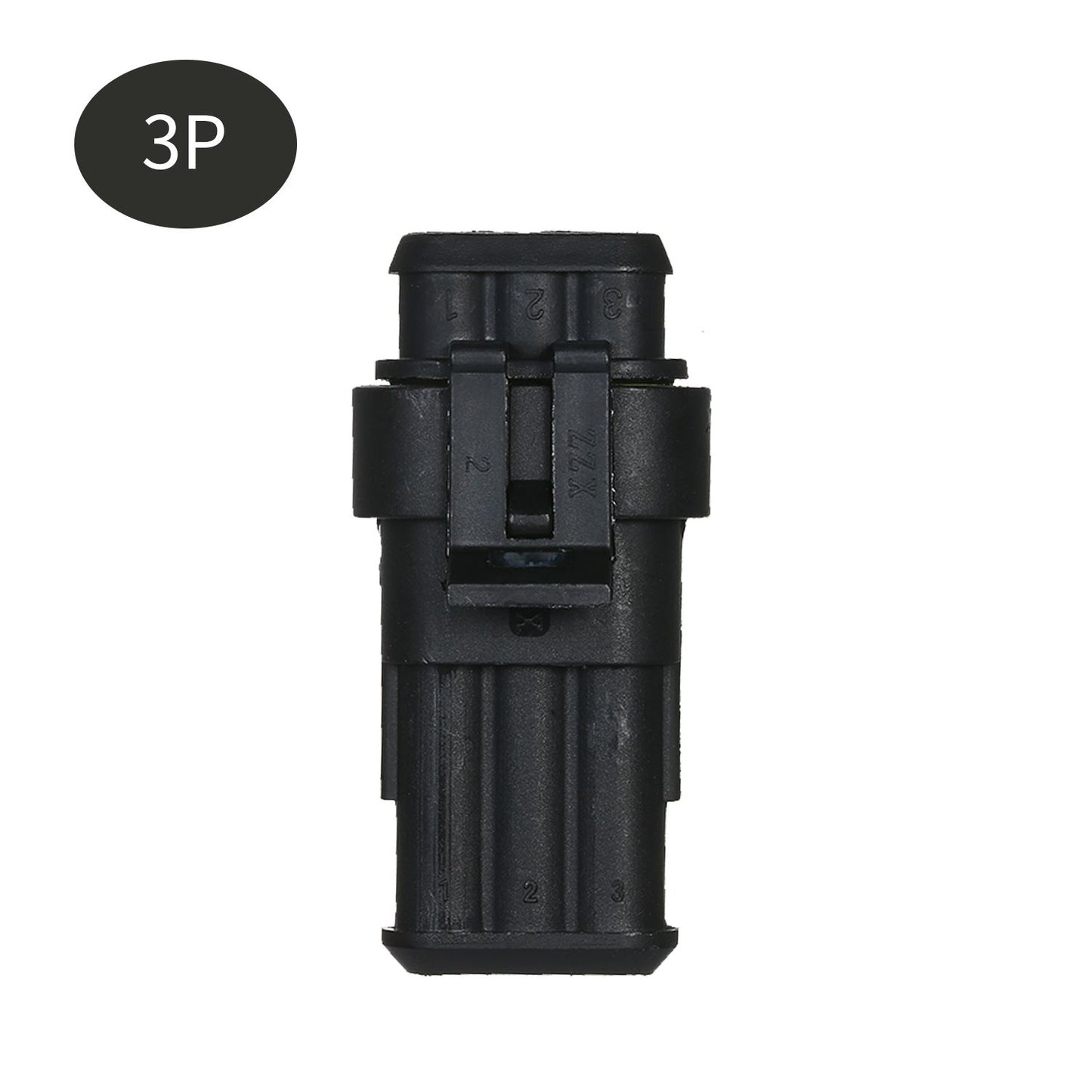 5pcs 3-Pin Way Waterproof Electrical Connector Plug with - 3P