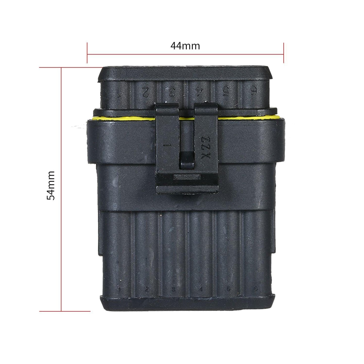 5pcs 6-Pin Way Waterproof Electrical Connector Plug with - 6P