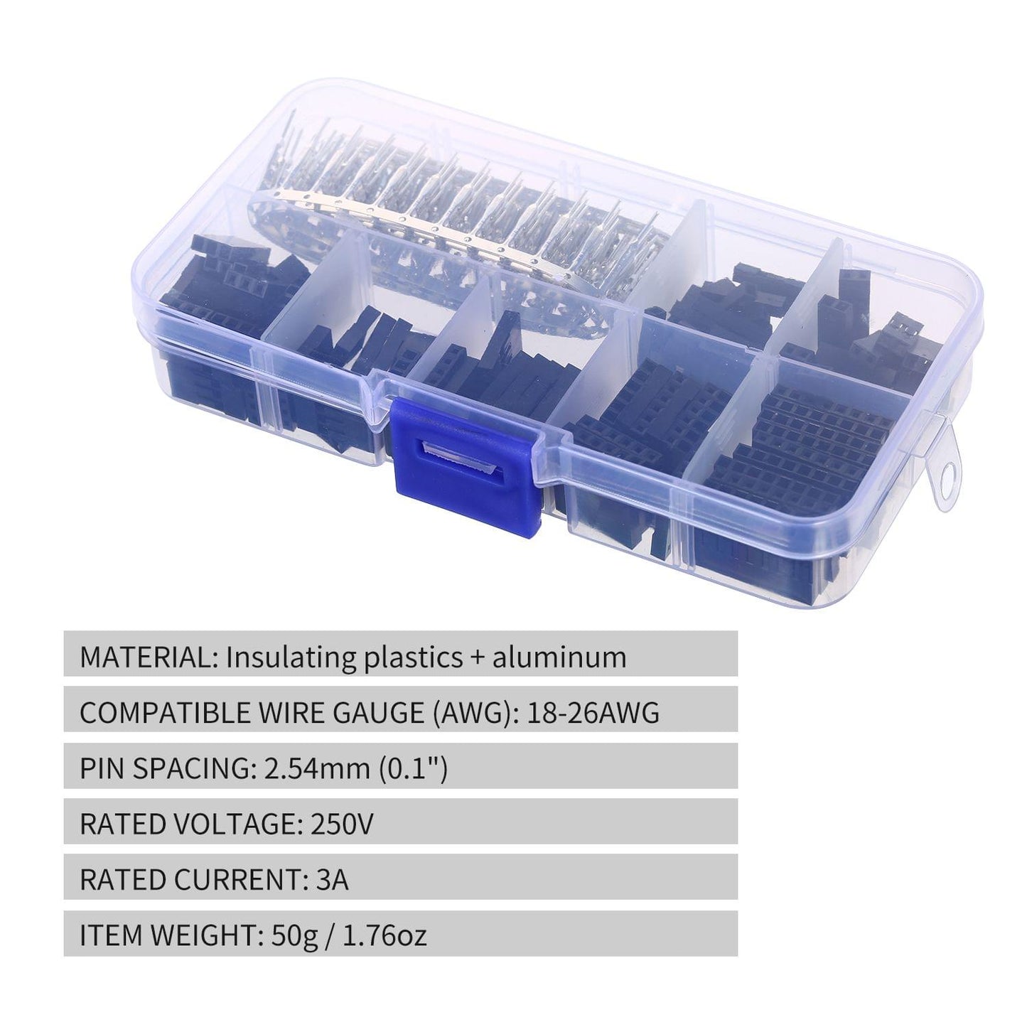 310pcs/set Dupont Wire Jumper Pin Header Connector Housing