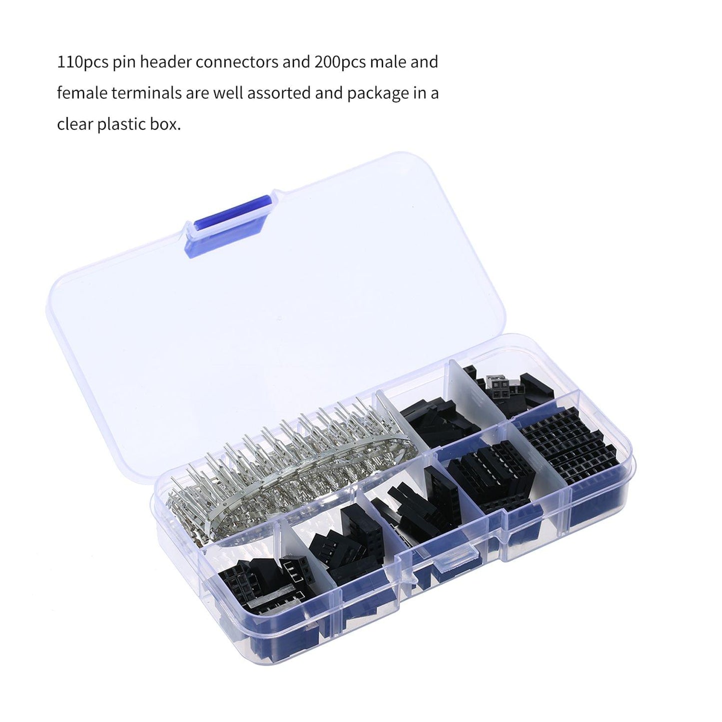 310pcs/set Dupont Wire Jumper Pin Header Connector Housing