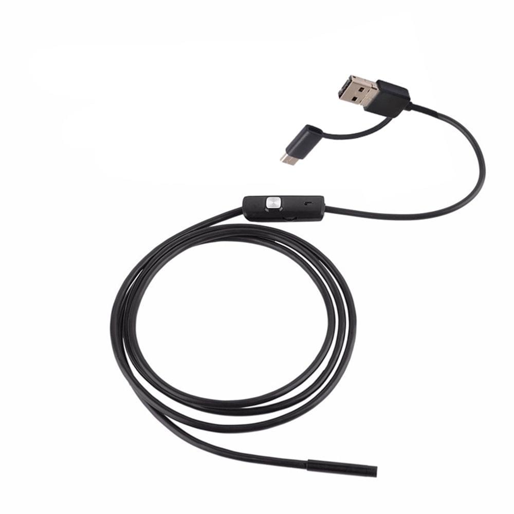 3-in-1 Industrial Endoscope Borescope Inspection Camera - 8mm & 3.5m