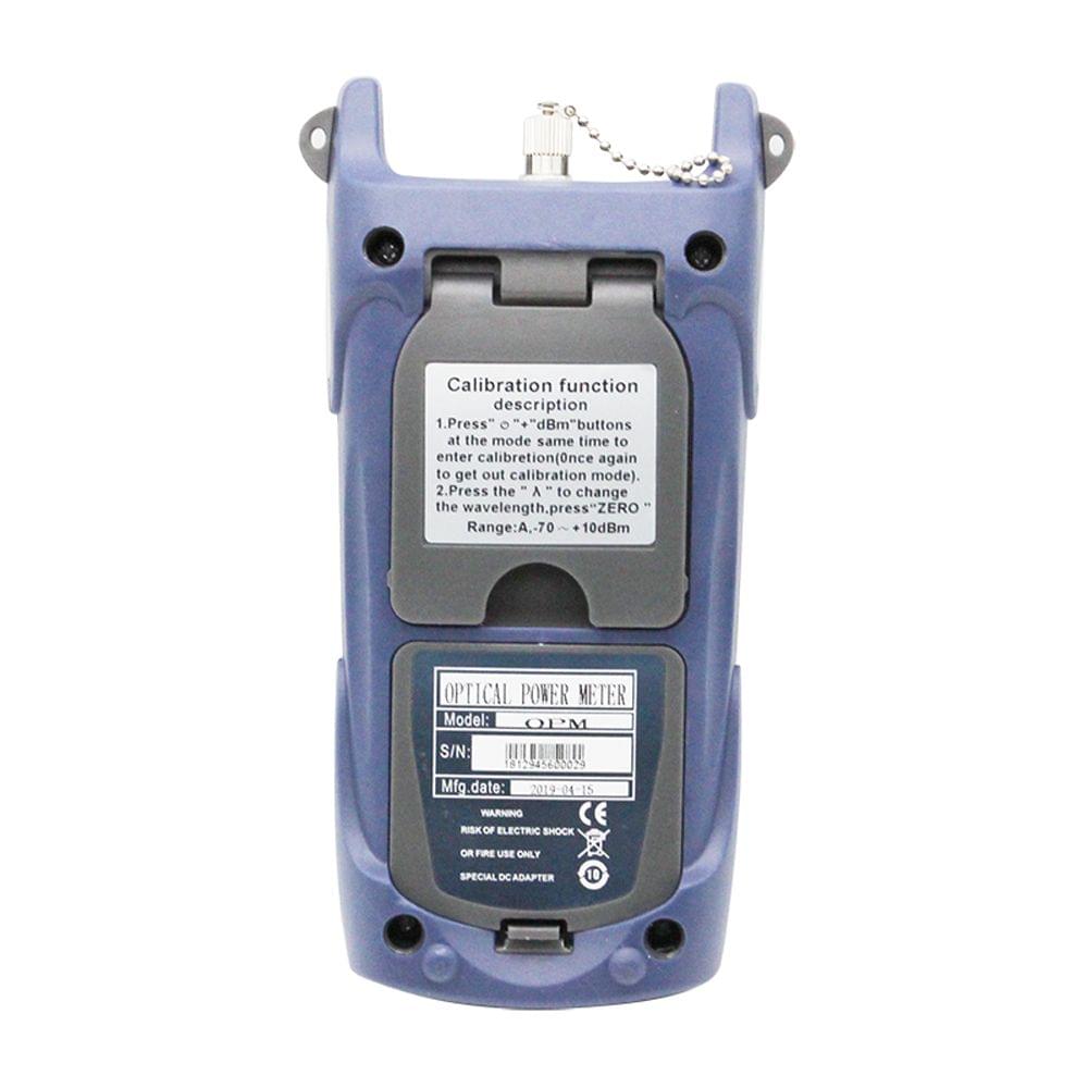 Gray 10MW AUA-80A Handheld Optical Power Meter Red Light