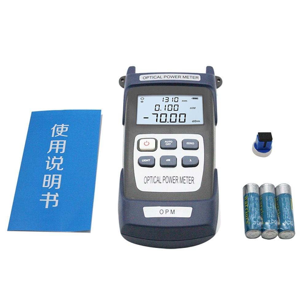 Gray 10MW AUA-80A Handheld Optical Power Meter Red Light