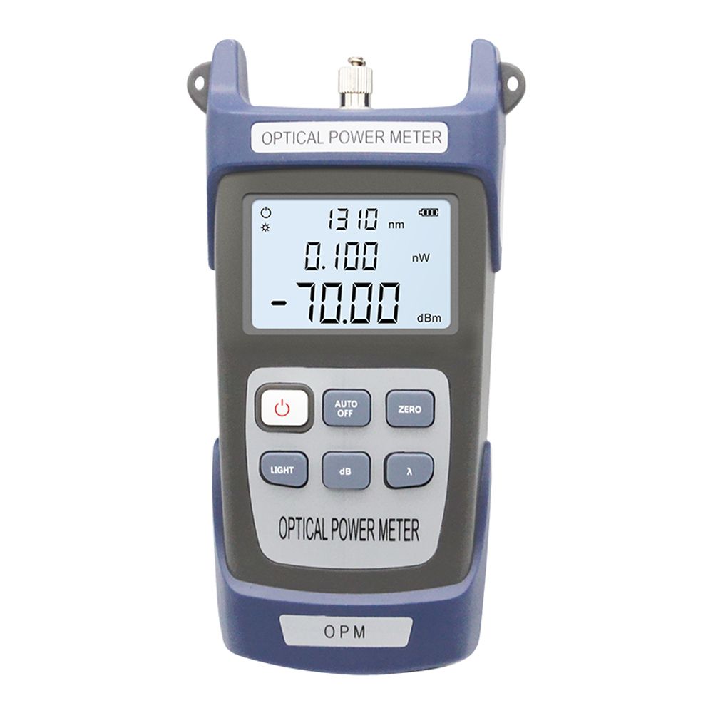 Gray 10MW AUA-80A Handheld Optical Power Meter Red Light