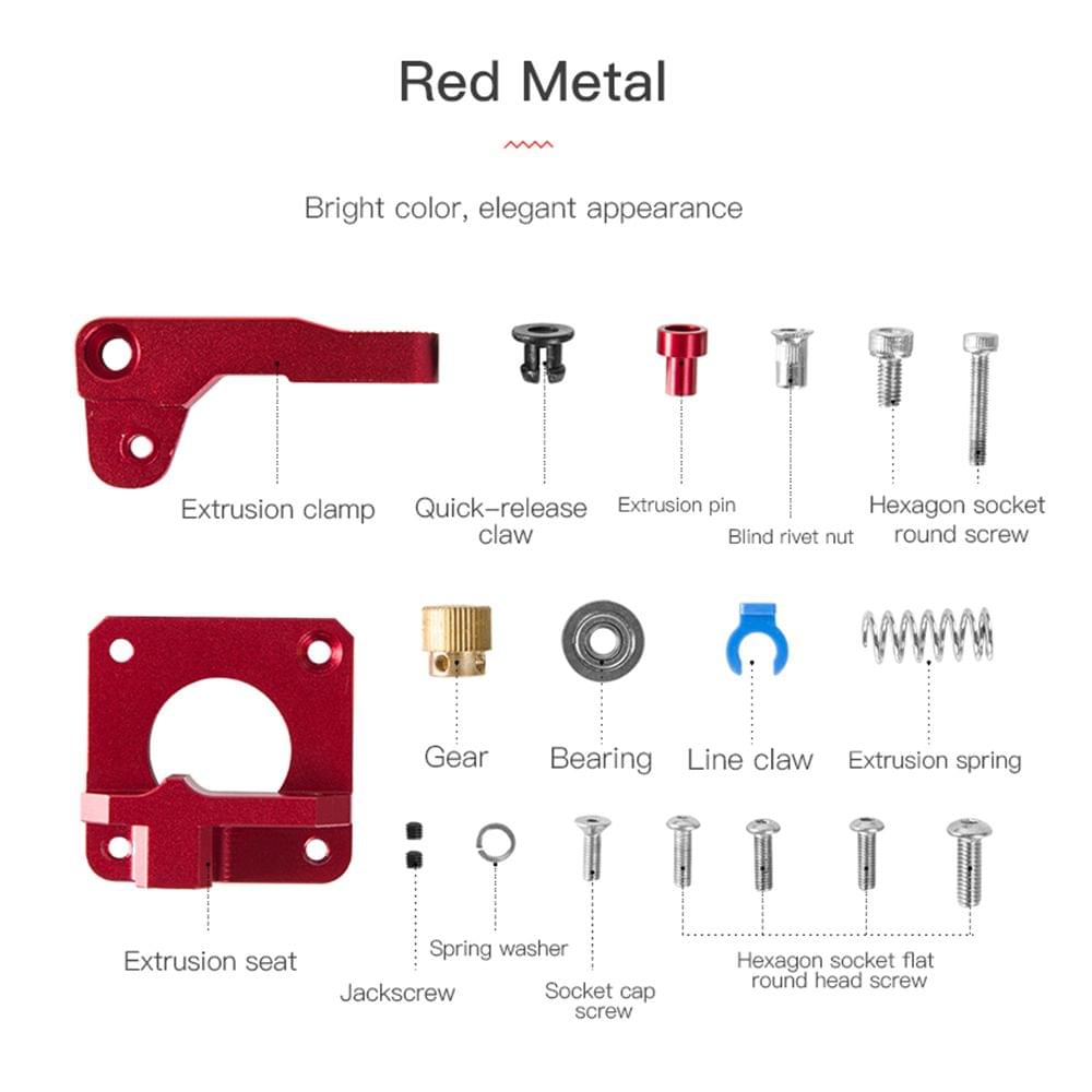 Creality 3D Extruder Set for 3D Printer Metal Extruder 3D