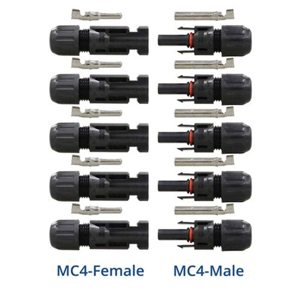 5 Pairs Portable Waterproof Male/Female Pin Connector
