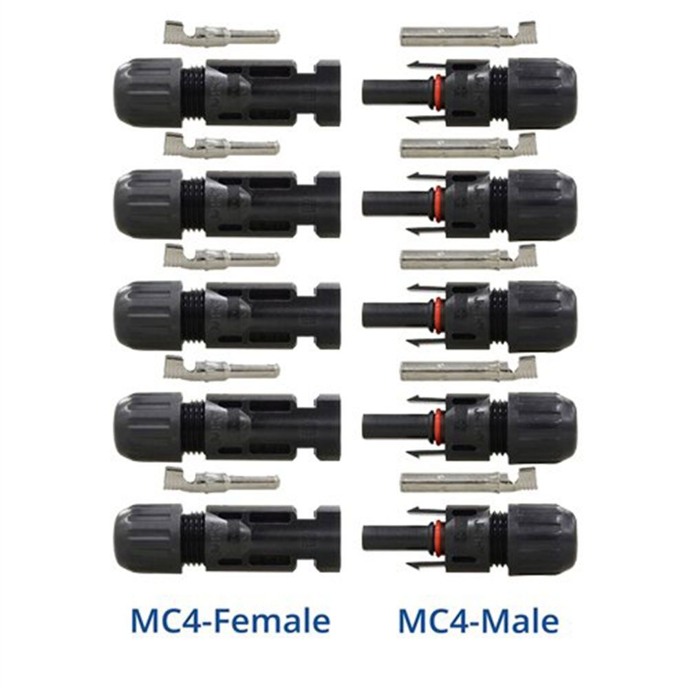 5 Pairs Portable Waterproof Male/Female Pin Connector