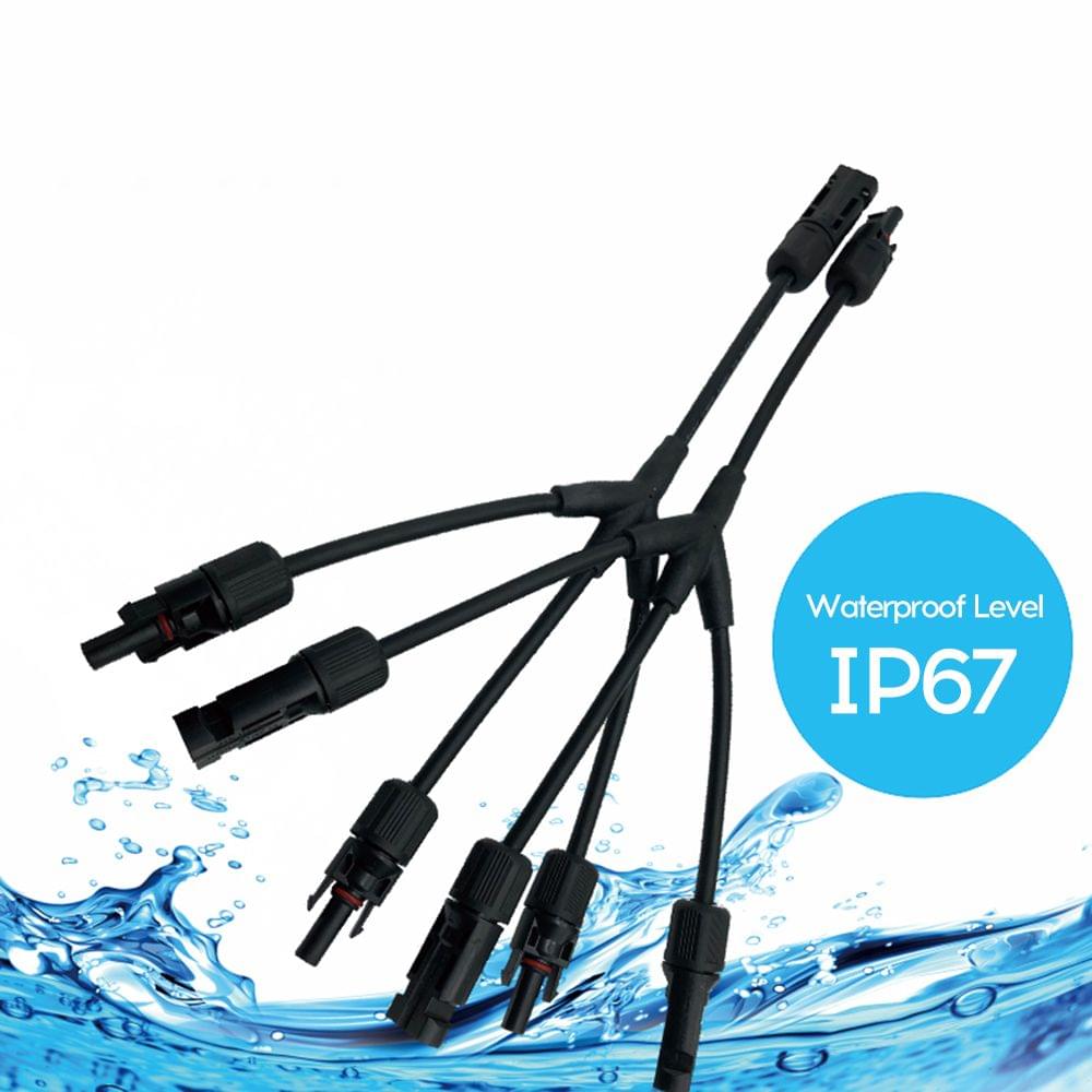 Durable Solar Photovoltaic Connector 3 Pieces In Parallel - 2