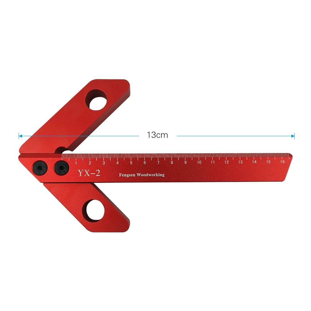 Center Finder Scribe Square Center Measuring Tool 45/90 - Large