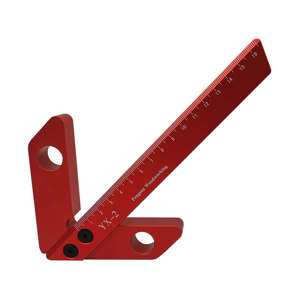 Center Finder Scribe Square Center Measuring Tool 45/90 - Large