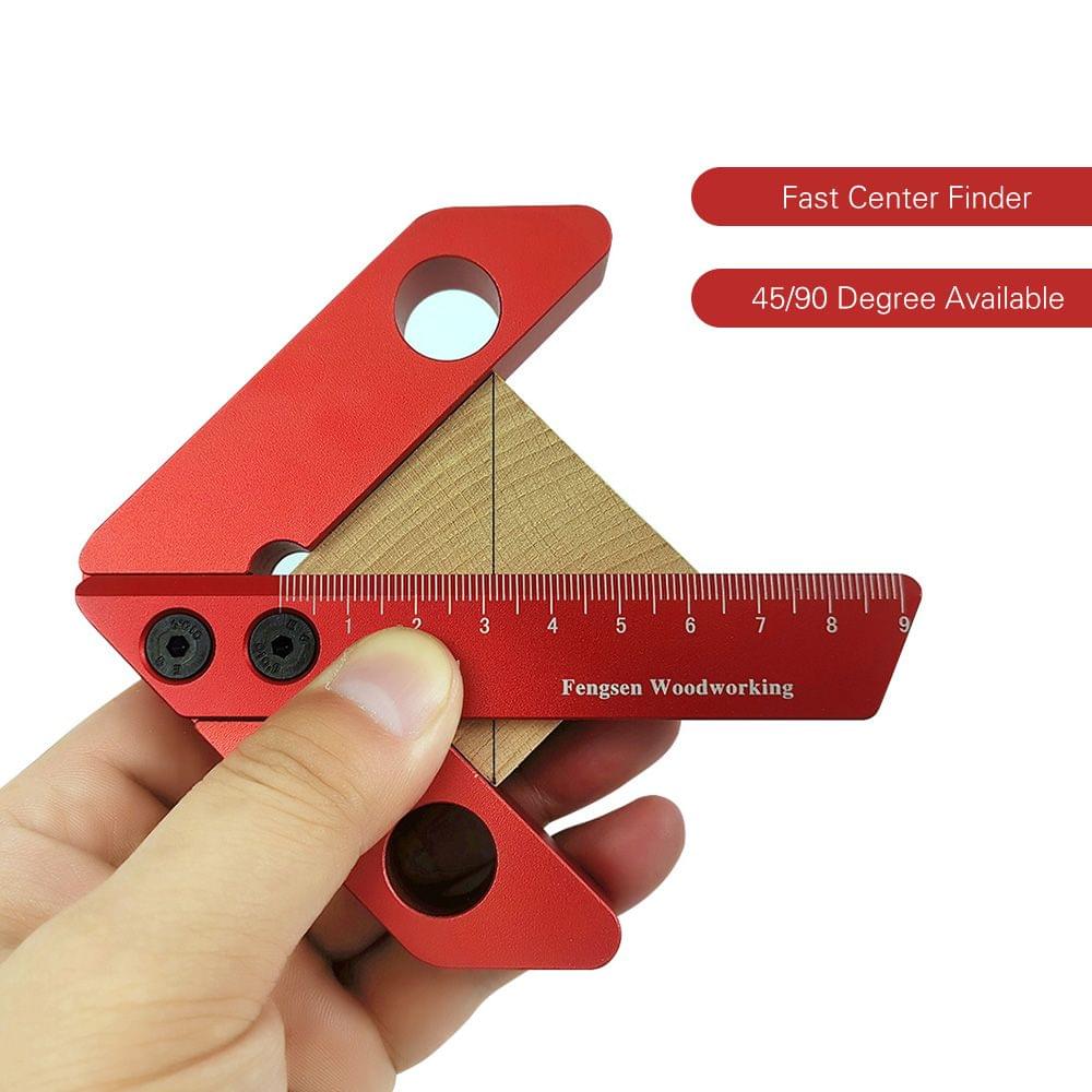 Center Finder Scribe Square Center Measuring Tool 45/90 - Small