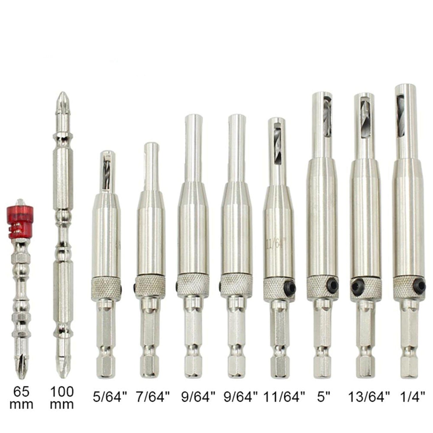 10pcs Hinge Center Positioning Bit Hinge Central Positioning