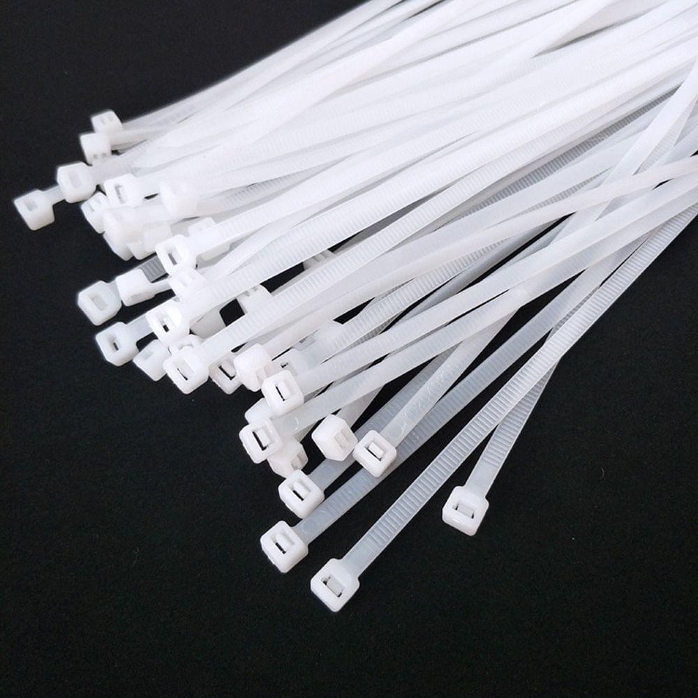 Portable Durable Fastness White Lastics Self Locking Nylon - 12