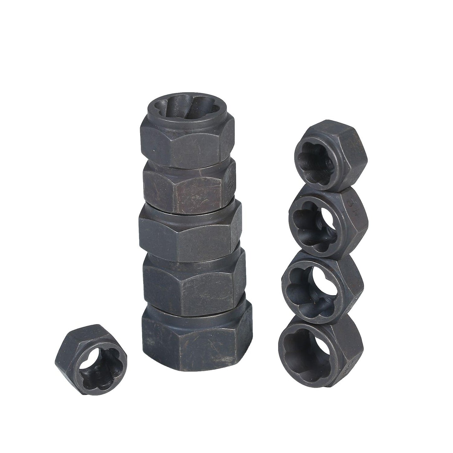 11Pcs Impact Bolt Nut Remover Set Nut Extractor Twist Socket