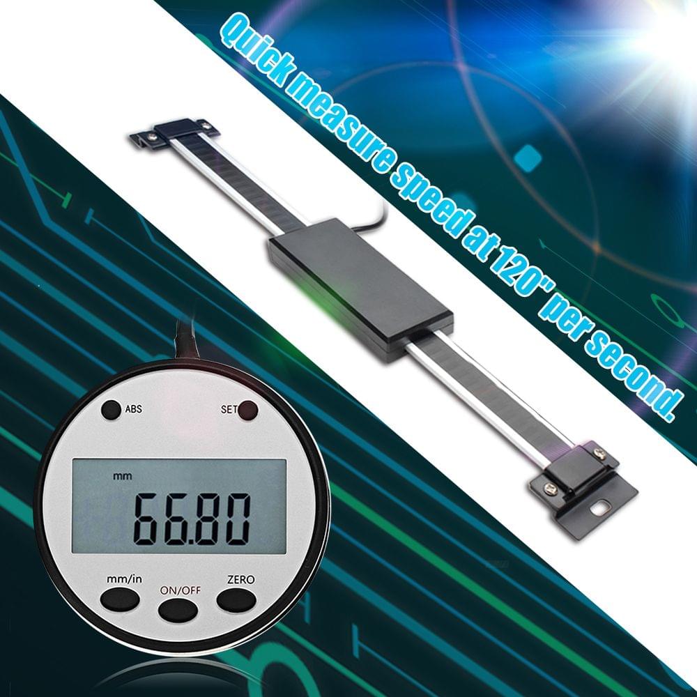 Digital Linear Readout Scale Ruler Vertical Size Optional - 0-200mm