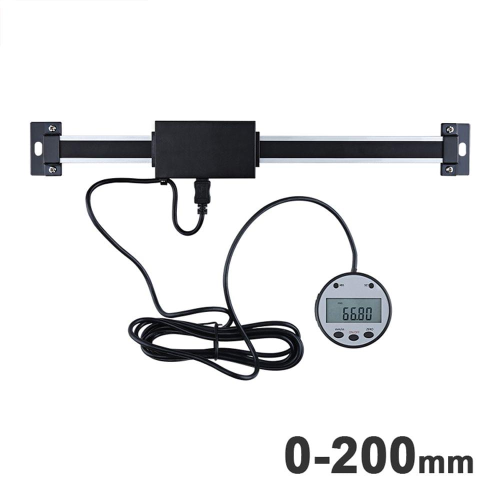 Digital Linear Readout Scale Ruler Vertical Size Optional - 0-200mm