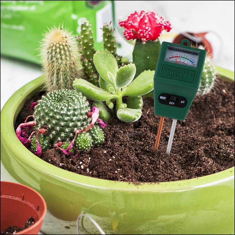 RZ102 Soil Moisture Humidity Hygrometer Measuring Mini PH Meter Soil Moisture Monitor Gardening Plant Farming Light Sunlight Tester