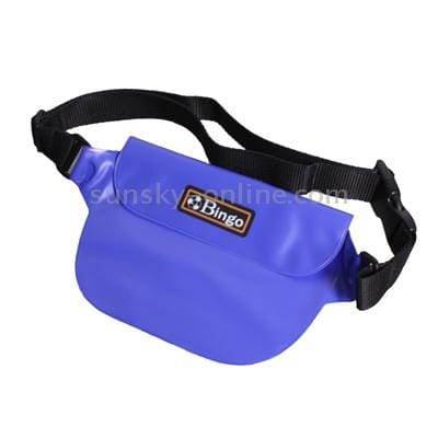 Bingo Waterproof Waist Bag for Digital Camera, iPhone 4 / 3GS / 3G, Wallet and Other Similar Size Things, Size: 18 x 10.5cm (Blue)