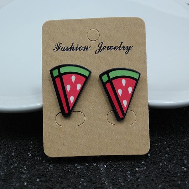 Creative Fruit Plant Mini Cartoon Small Earrings (e098-2)