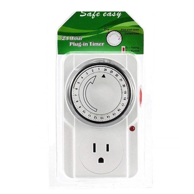 TU-22A AC110-125V Mechanical Timer Cycle Time Controller Switch Socket, US Plug
